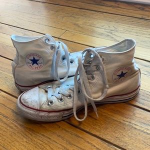 White High Top Converse